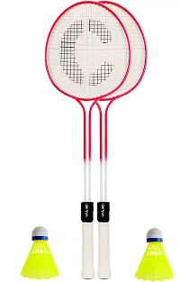 Dual Saft Badminton Racket 2 Piece With 2 Piece Shuttle-thumb2