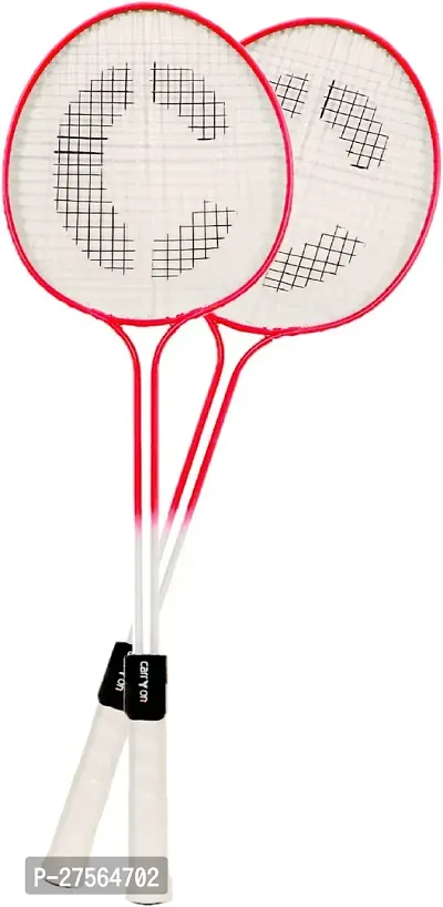 Dual Saft Badminton Racket 2 Piece With 6 Piece Shuttle-thumb3