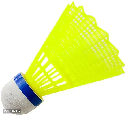 Double Shaft Set Of 2 Piece Badminton With 3 Piece Plastic Shuttle Cock-thumb2