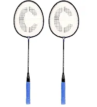 Single Shaft Badminton Racket Pack Of 2 Piece Badminton With 2 Plastic Shuttles-thumb1