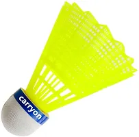 Double Shaft Badminton Racket Set Of 2 Piece With 6 Piece Plastic Shuttle-thumb1