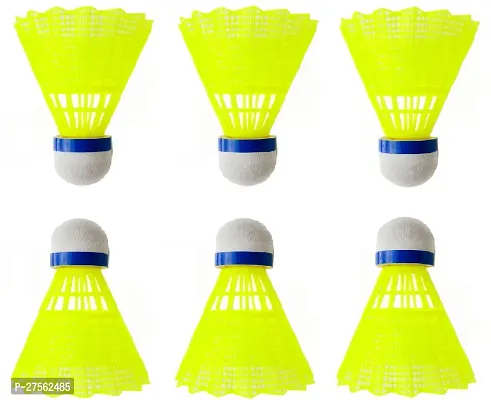 Iron Body Badminton Racket Pack Of 2 Piece Badminton With 6 Plastic Shuttles-thumb3