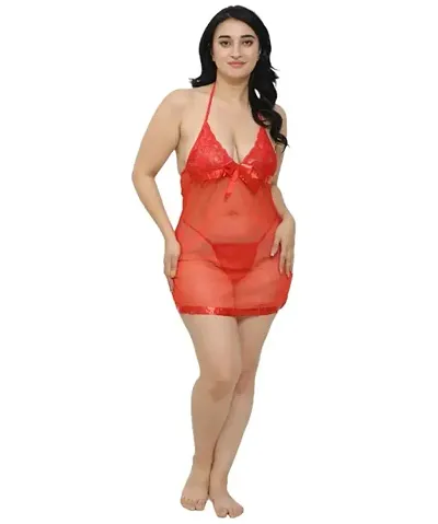 Net Babydoll Night Dress