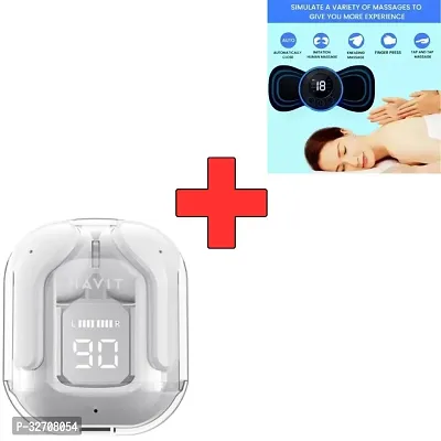 Modern Battery Operated Body Massager with Ear Bud