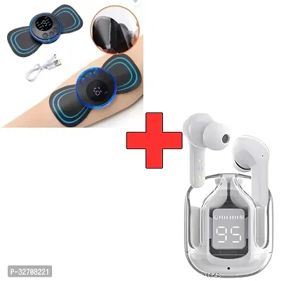 Modern Battery Operated Body Massager with Ear Bud