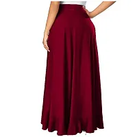 PaheliRani Women's Maxi Skirt (PR-01_Maroon_Free Size)-thumb1