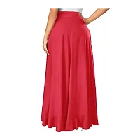 Women's Maxi Overlay Pant Skirt (Red)-thumb1