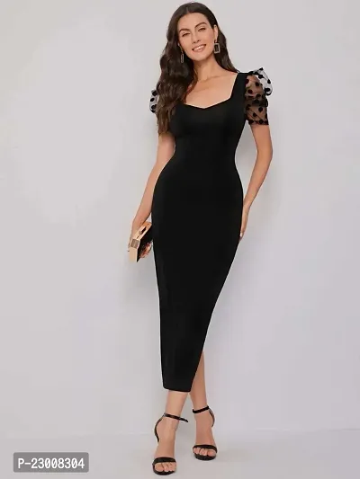 Trendy Stylish  Crepe Dress for Women-thumb0