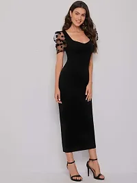 Trendy Stylish  Crepe Dress for Women-thumb3