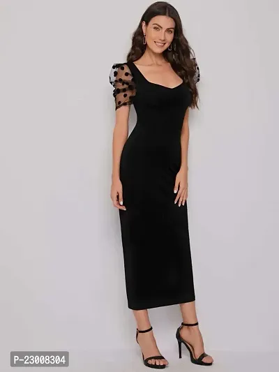 Trendy Stylish  Crepe Dress for Women-thumb4