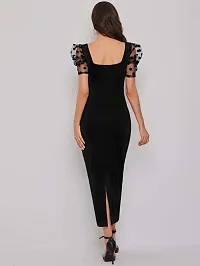 Trendy Stylish  Crepe Dress for Women-thumb1