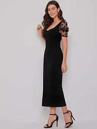 Trendy Stylish  Crepe Dress for Women-thumb2