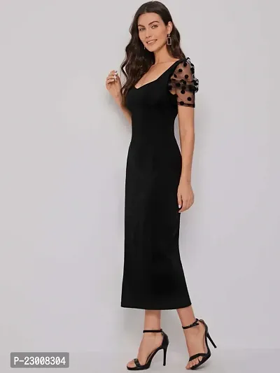 Trendy Stylish  Crepe Dress for Women-thumb3