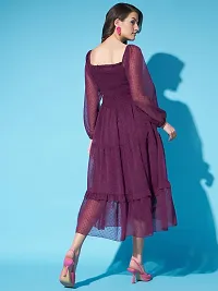 Classic Crepe Dress for Women-thumb1