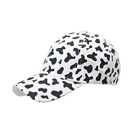 Black  White Adjustable Baseball caps for Men and Women-thumb1