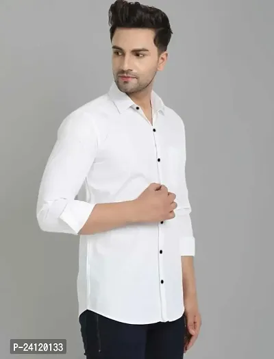 RK HUB Formal Men's Shirt (X-Large, White 6)-thumb2