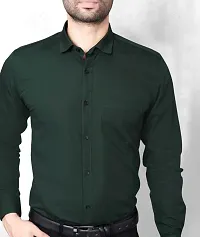 RK HUB Formal Men's Shirt (X-Large, Green 2)-thumb3