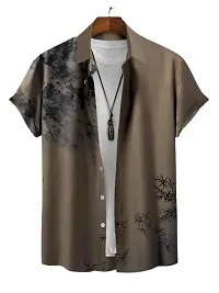 Uiriuy Funky Printed Shirt for Men. (X-Large, Brown Tree)-thumb4