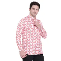 RK HUB Men's Casual Short Kurta for Men Long Sleeve (X-Large, 704)-thumb2