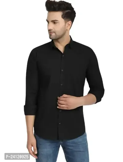 RK HUB Formal Men's Shirt (X-Large, Black 4)-thumb0