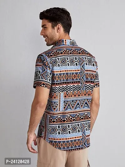 Uiriuy Funky Printed Shirt for Men (X-Large, Brown SV)-thumb4