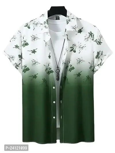 Uiriuy Shirt for Men || Casual Shirt for Men || Men Stylish Shirt || Men Printed Shirt (X-Large, LINE Grange Flower)-thumb5