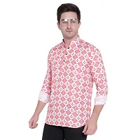 RK HUB Men's Casual Short Kurta for Men Long Sleeve (X-Large, 704)-thumb3