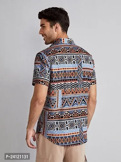 Uiriuy Funky Printed Shirt for Men. (X-Large, Bule SV)-thumb4