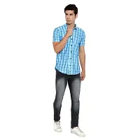 SL FASHION Funky Printed Shirt for Men. (X-Large, Blue Box)-thumb4