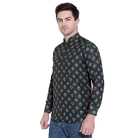 RK HUB Men's Casual Short Kurta for Men Long Sleeve (X-Large, 721)-thumb4