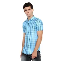 SL FASHION Funky Printed Shirt for Men. (X-Large, Blue Box)-thumb2