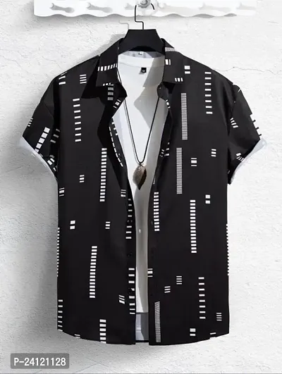 Uiriuy Funky Printed Shirt for Men. (X-Large, Black Box)-thumb2