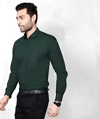 RK HUB Formal Men's Shirt (X-Large, Green 2)-thumb2