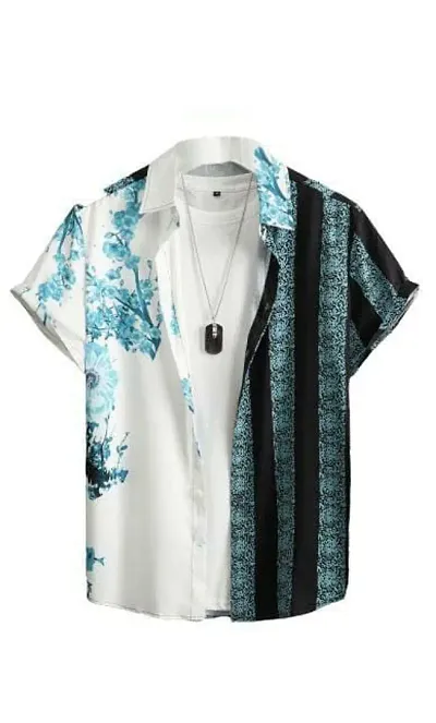 Uiriuy Funky Printed Shirt for Men