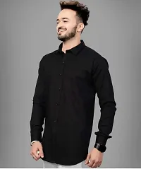 RK HUB Formal Men's Shirt (X-Large, Black 3)-thumb1