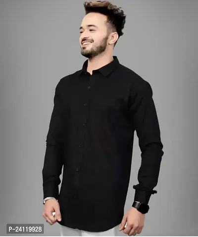 RK HUB Formal Men's Shirt (X-Large, Black 3)-thumb2