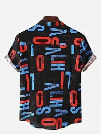 RK HUB Men's Lycra Digital Print Casual New Shirt (X-Large, ABCD)-thumb1