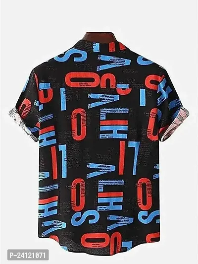 RK HUB Men's Lycra Digital Print Casual New Shirt (X-Large, ABCD)-thumb2