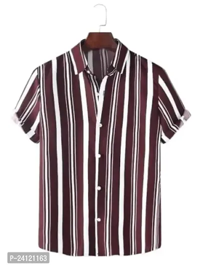Uiriuy Shirt for Men || Casual Shirt for Men || Men Stylish Shirt || Men Printed Shirt (X-Large, Coffe)-thumb0