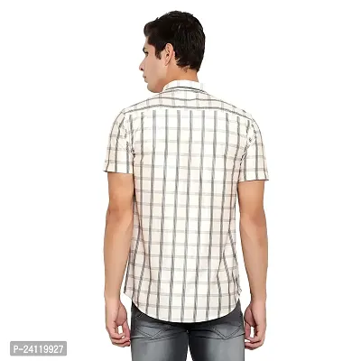 SL FASHION Funky Printed Shirt for Men Half Sleeves (X-Large, White PATTO)-thumb4