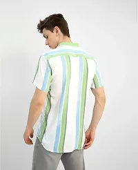 Uiriuy Shirt for Men || Casual Shirt for Men || Men Stylish Shirt || Men Printed Shirt (X-Large, GreenWhite)-thumb3