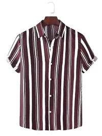Uiriuy Shirt for Men || Casual Shirt for Men || Men Stylish Shirt || Men Printed Shirt (X-Large, Coffe)-thumb2