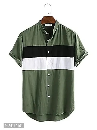 Uiriuy Shirt for Men || Casual Shirt for Men || Men Stylish Shirt || Men Printed Shirt (X-Large, Green PATTO)-thumb4
