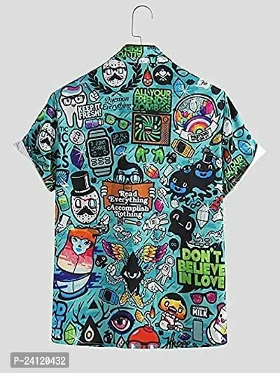 Uiriuy Funky Printed Shirt for Men (X-Large, Dont Belive)-thumb4