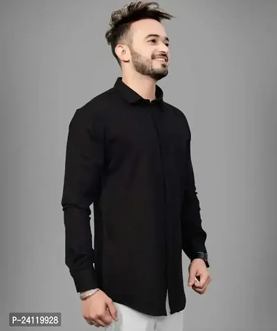 RK HUB Formal Men's Shirt (X-Large, Black 3)-thumb4