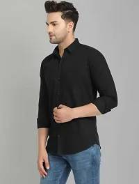 RK HUB Formal Men's Shirt (X-Large, Black 4)-thumb2