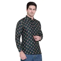 RK HUB Men's Casual Short Kurta for Men Long Sleeve (X-Large, 721)-thumb2