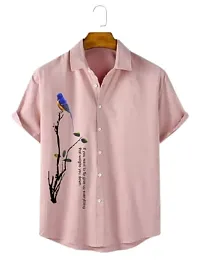 Uiriuy Shirt for Men || Casual Shirt for Men || Men Stylish Shirt || (X-Large, Peach CHAKLI)-thumb2