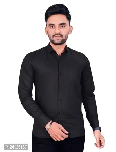 RK HUB Formal Men's Shirt (X-Large, Black 7)-thumb0