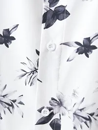 Uiriuy Shirt for Men || Casual Shirt for Men || Men Stylish Shirt || (X-Large, Black Flower)-thumb4